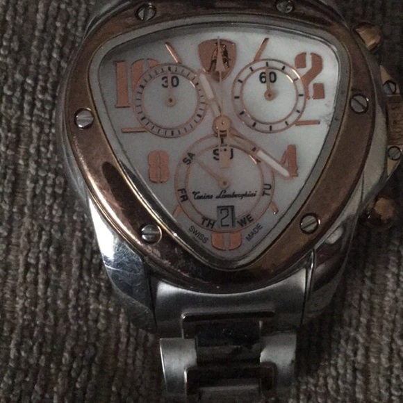 Tonino Lamborghini two-toned chronograph watch - Picture 4 of 7